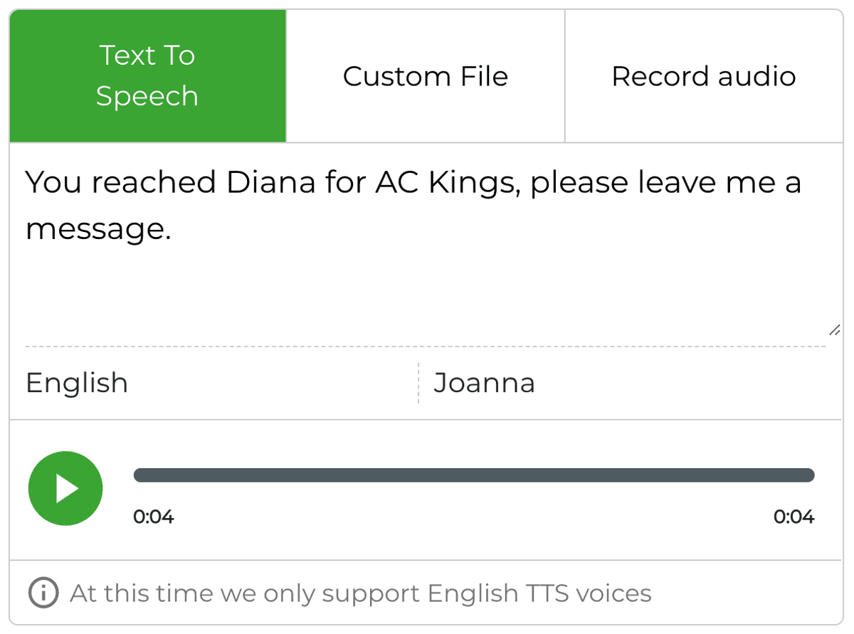 SET UP MY VOICEMAIL visual data 6
